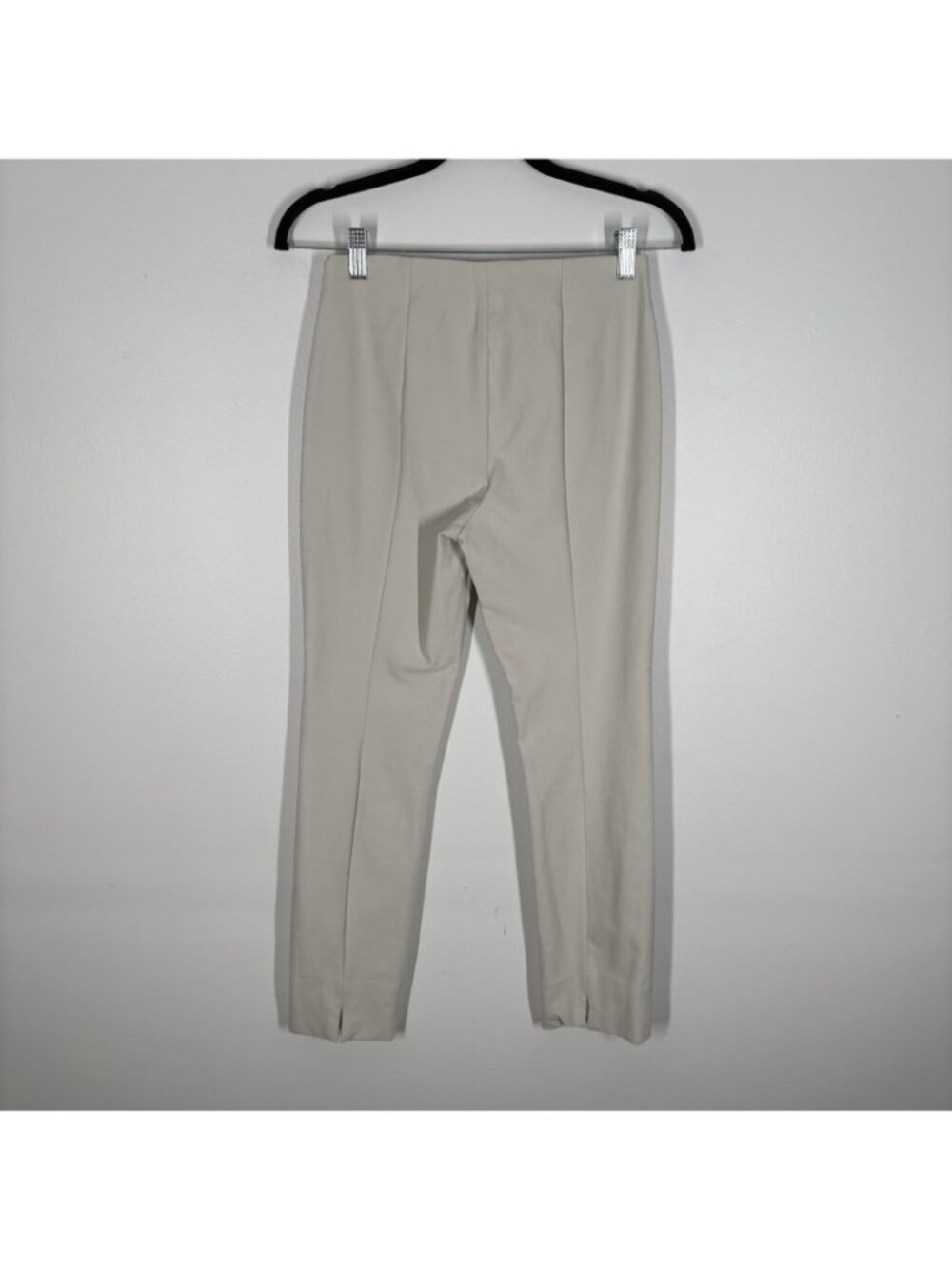 Vince Women S Gesso Slim Bobbi High-Rise Stitch-Seam Ponte Ankle Legging Pant - Picture 8 of 13
